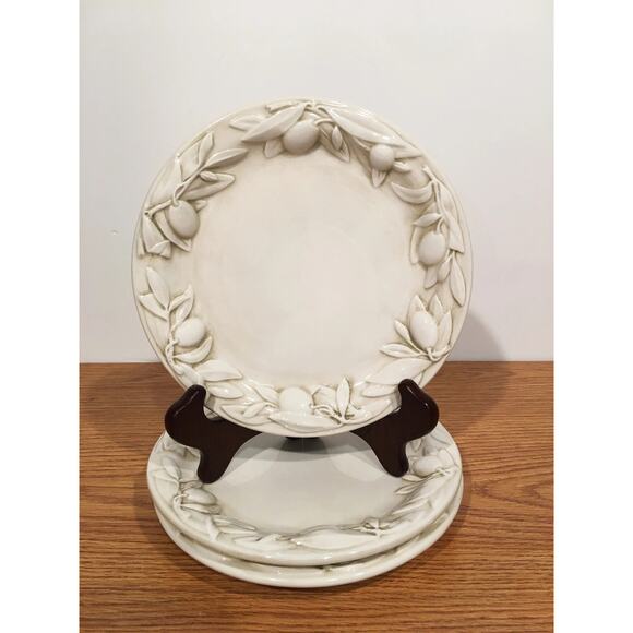 ONE (of Multiple) Vintage WILLIAMS SONOMA "Tuscan Olive" Salad Plate  (Italy) - Picture 3 of 12